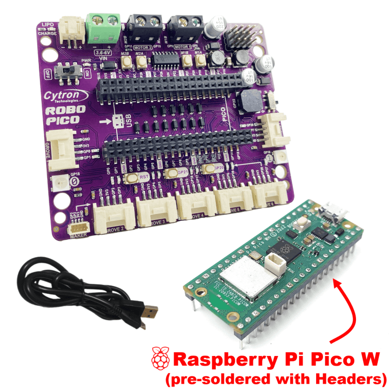 Robo Pico: Simplifying Robotics With Raspberry Pi Pico / Pico W